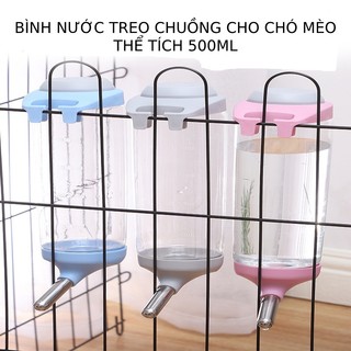 Bình nước treo chuồng cho chó mèo