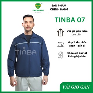 Áo khoác gió nam nữ TINBA 07 - Vải gió gân siêu nhẹ - Áo khoác lao động mùa đông - Áo khoác bảo hộ mùa đông