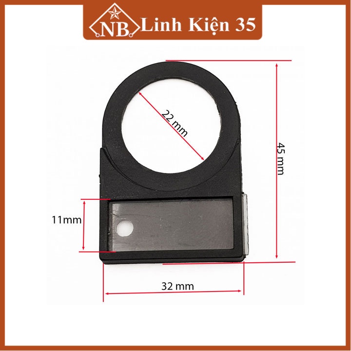 Gói 10 chiếc, 50 chiếc nhãn hãn dán tủ điện 22mm thẻ ghi tên chất lượng, siêu rẻ