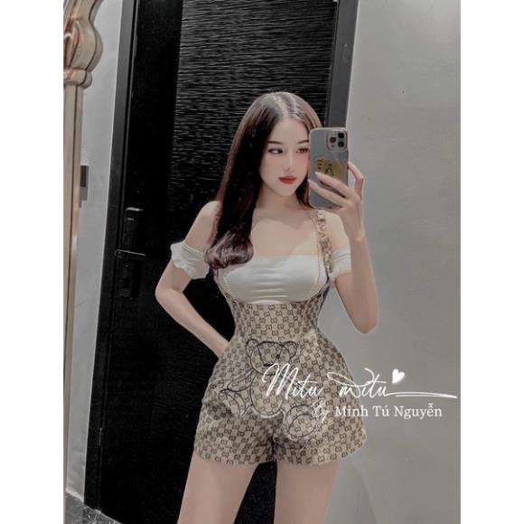 𝗩𝗶𝗱𝗲𝗼 𝗔̉𝗻𝗵 𝗧𝗵𝗮̣̂𝘁 ✔ SÉT 3 MÓN HÓT HÍT QC YẾM KÈM ÁO TRỄ VAI MIXX GẤU XÍCH CHẤT KAKI DẦY DẶN