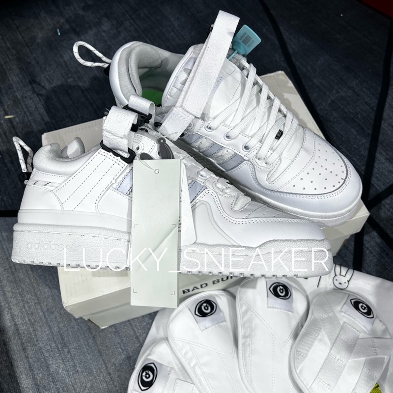 GIÀY ADIDAS FORUM LOW BAD BUNNY WHITE DA THẬT [ FULLBOX CAO CẤP ]