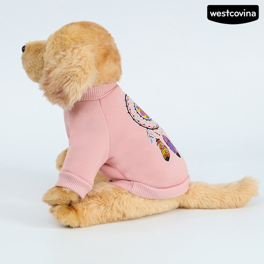 [COD]♘Áo Sweater Họa Tiết Dreamcatcher Thân Thiện Với Da Thời Trang Mùa Thu Cho Thú Cưng