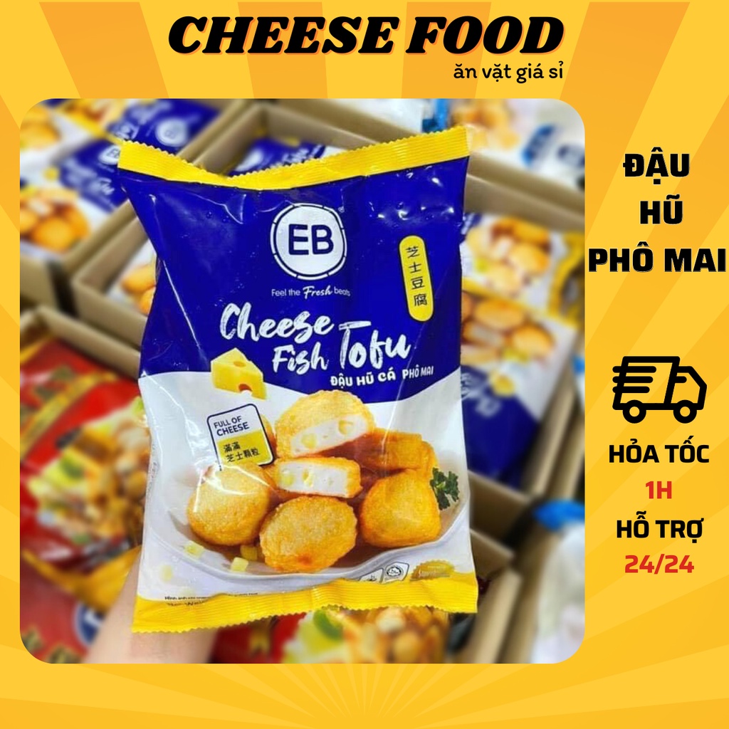 ĐẬU HŨ PHÔ MAI EB MALAYSIA, CHIÊN RÁN THƠM NGON, THẢ LẨU ĐÚNG VỊ 500G