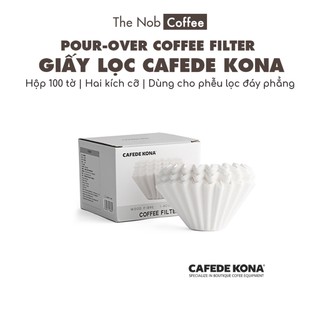 Giấy lọc cà phê cho phễu Kalita Wave size 155 và 185 | Hộp 50 tờ