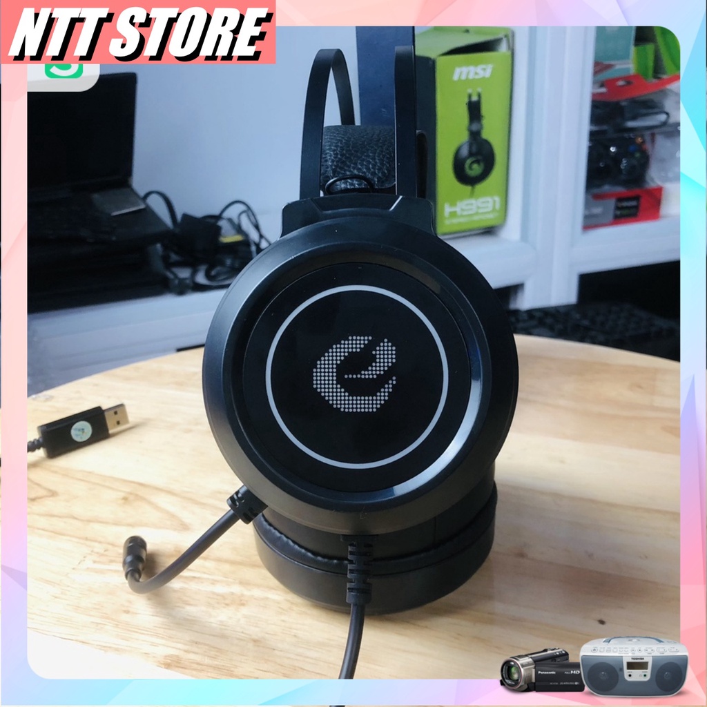 Tai nghe Game chụp tai JRS M2 có mic âm thanh 7.1 jack cắm usb bảo hành 12 tháng - NTT STORE