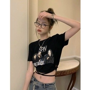 ÁO NGẮN TAY CROPTOP XINH QUẤN EO BTK1