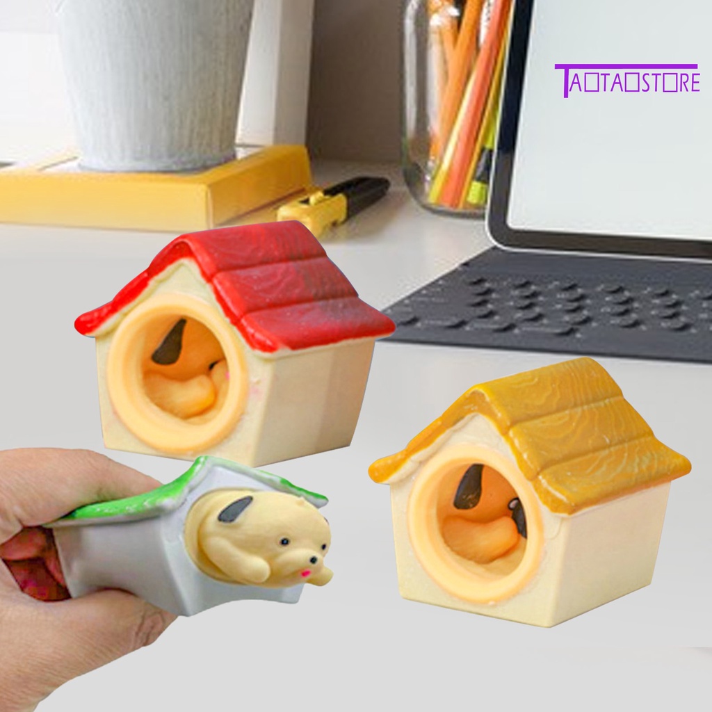 Đồ Chơi Nắn Bóp Đàn Hồi Giảm Stress Hình Chú Cún Dễ Thương