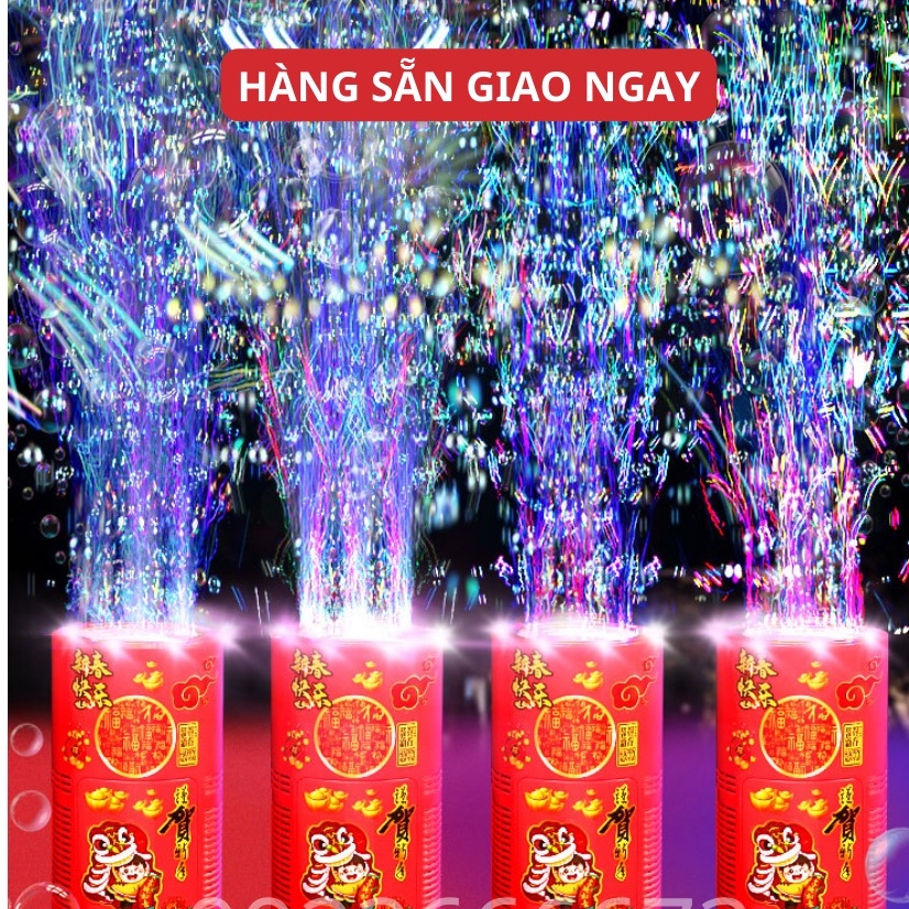 Máy Thổi Bong Bóng Tự Động Có Đèn Led Kèm Nhạc Vui Nhộn Đón Tết 2023, Loa Bắn Bong Bóng Pháo Hoa Trang Trí Ngày Lễ, Tết