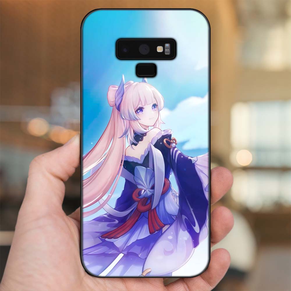 Ốp lưng Samsung Note 9 viền đen in hình Sangonomiya Kokomi Genshin Impact
