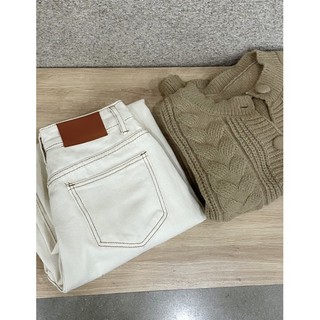Halena pants - quần jean suông chỉ nổi regen