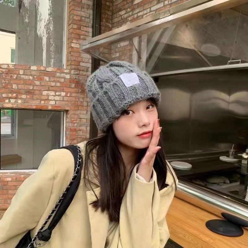 Mũ len vặn thừng siêu ấm phong cách ulzzang unisex giá rẻ nhiều màu - Nalita shop