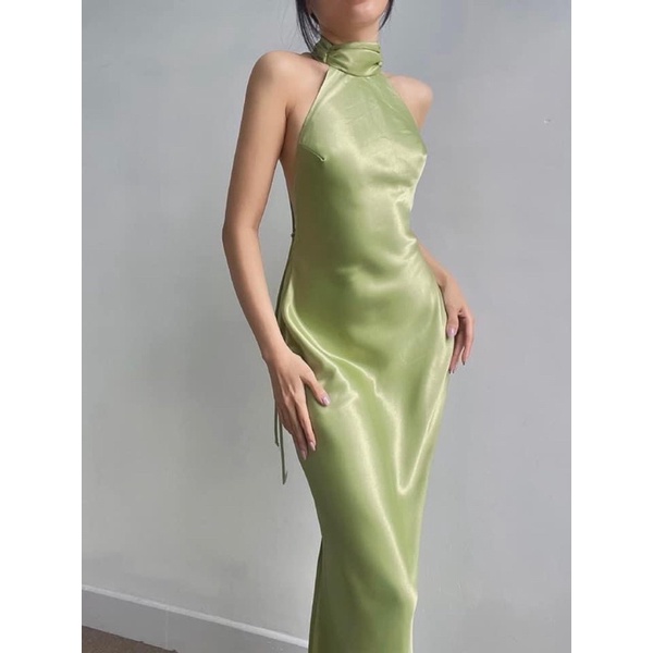 đầm dạ dội cổ lọ
