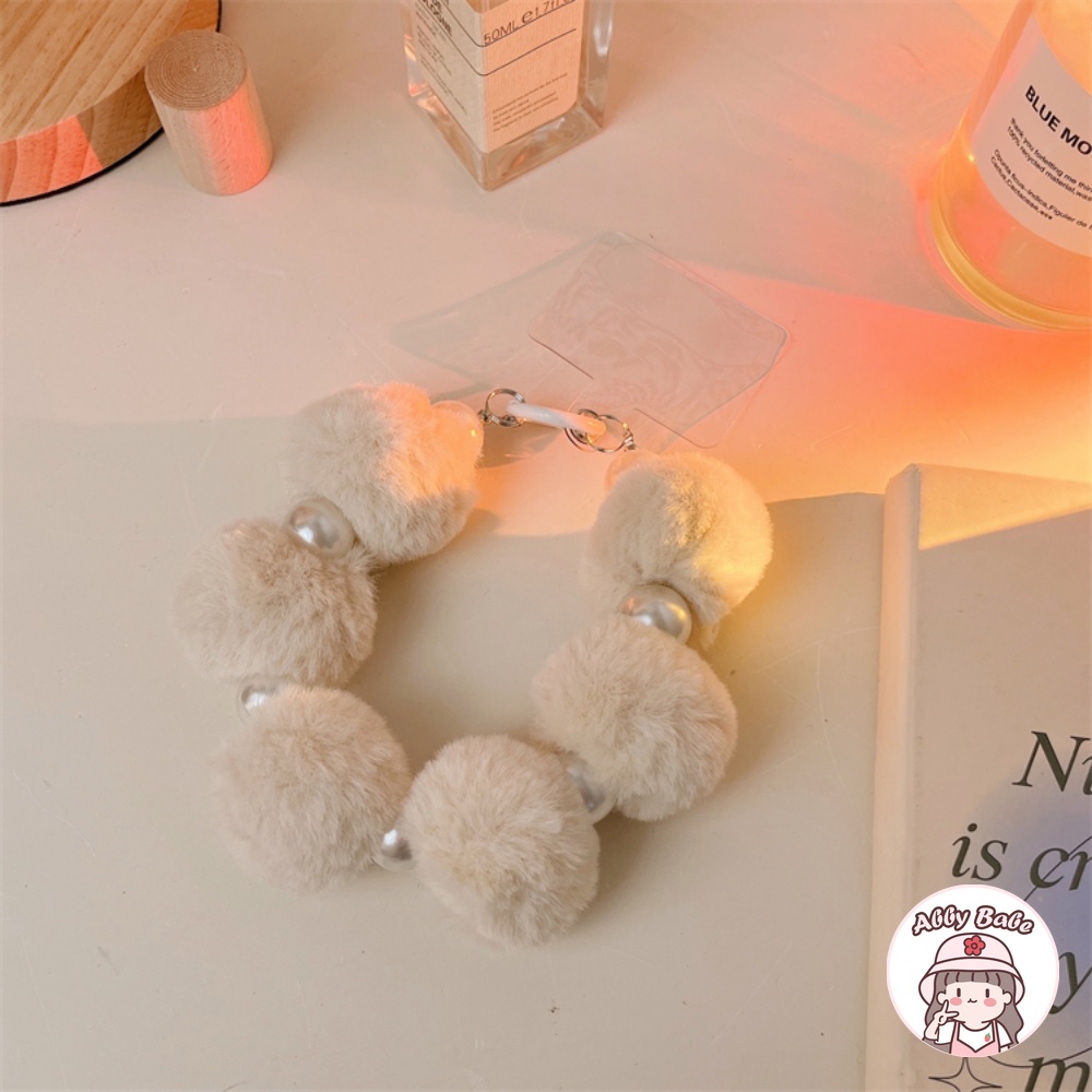 Ốp Điện Thoại Gắn Móc Khóa Thỏ Bông Mềm Mại Cho IPhone 14 13 12 11 Pro Max XS Max XR 8 7 Plus