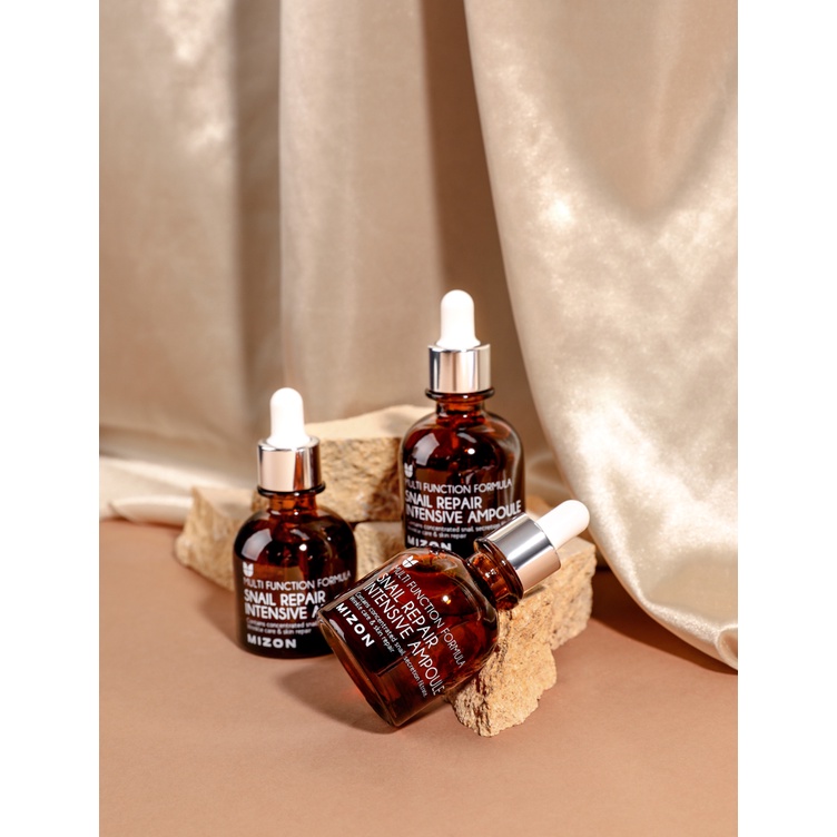 MIZON Snail Repair Intensive Ampoule 30ML / Chứa Thành Phần Ốc Sên Dưỡng Ẩm Làm Săn Chắc Da