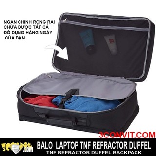 Balo TNF Refractor Duffel Black