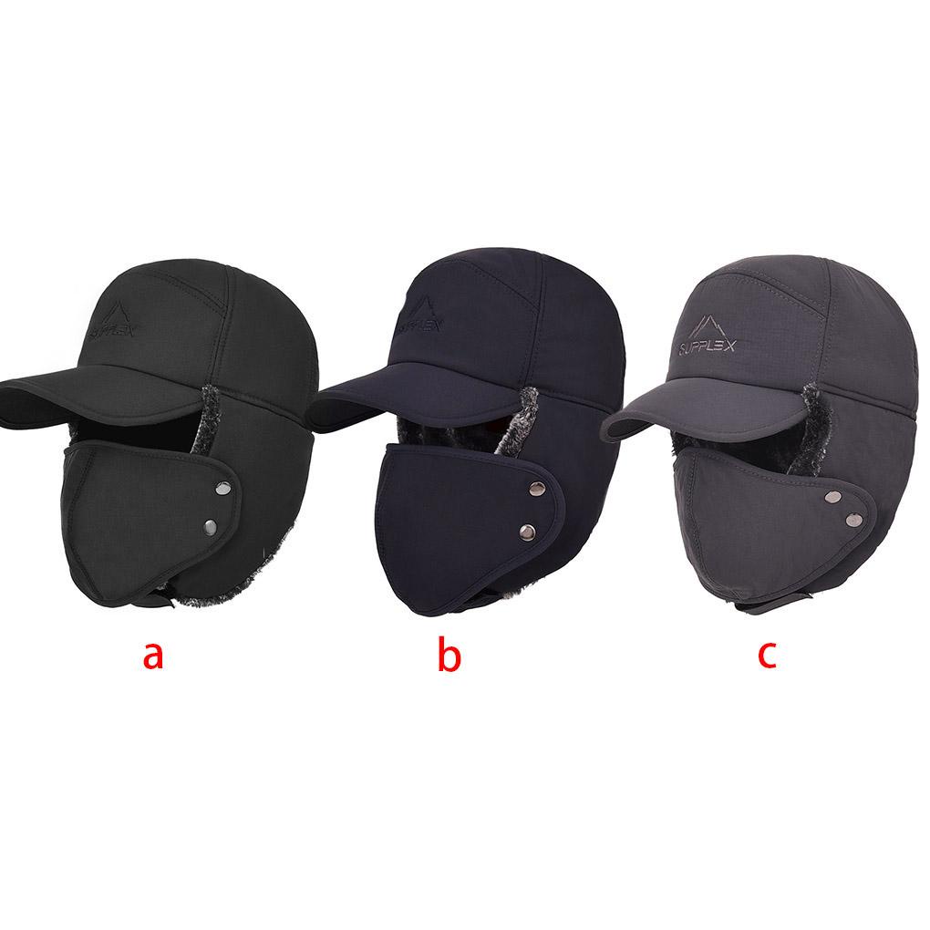 Mũ Trùm Mặt &amp; Mặt Nạ Che Tai Giữ Ấm Mùa Đông Cho Nam