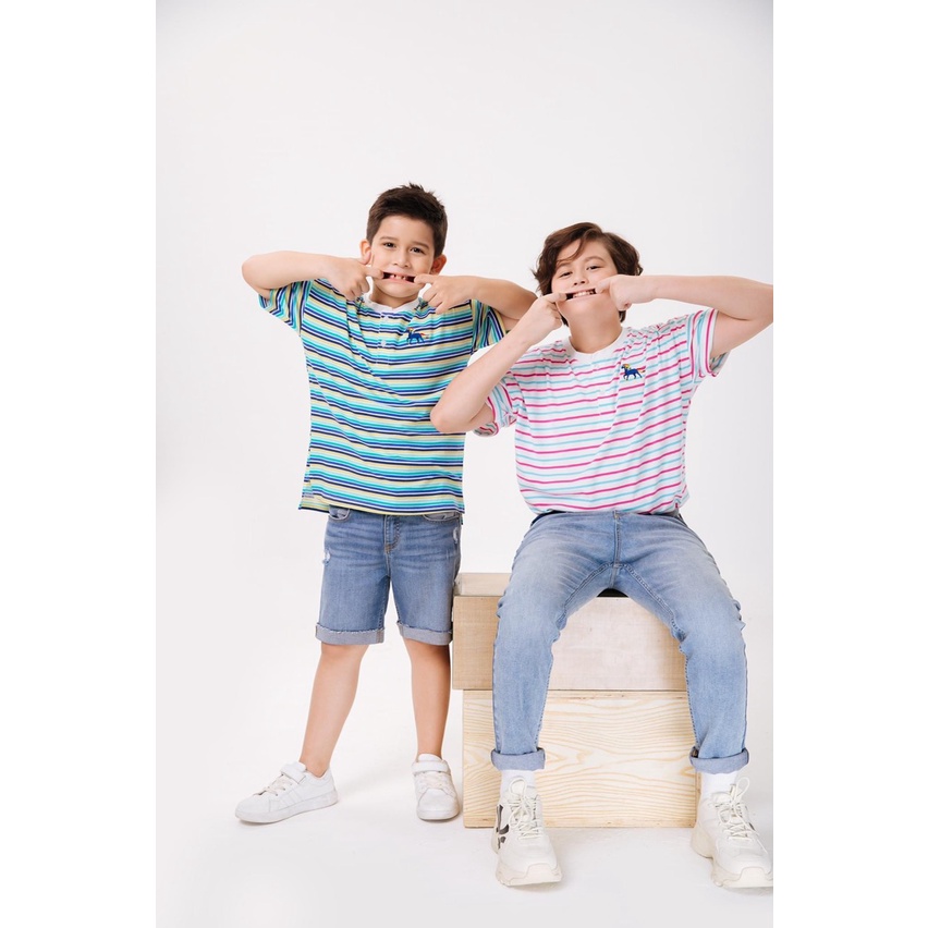 P163 Quần jeans dài bé trai mdk vải siêu mềm size 4-16T