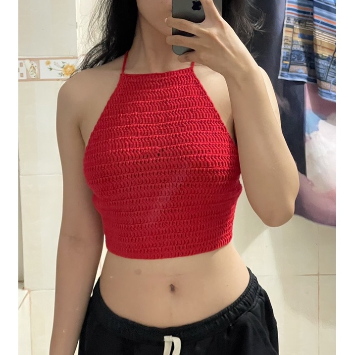 Áo yếm len (Crochet Handmade Top)