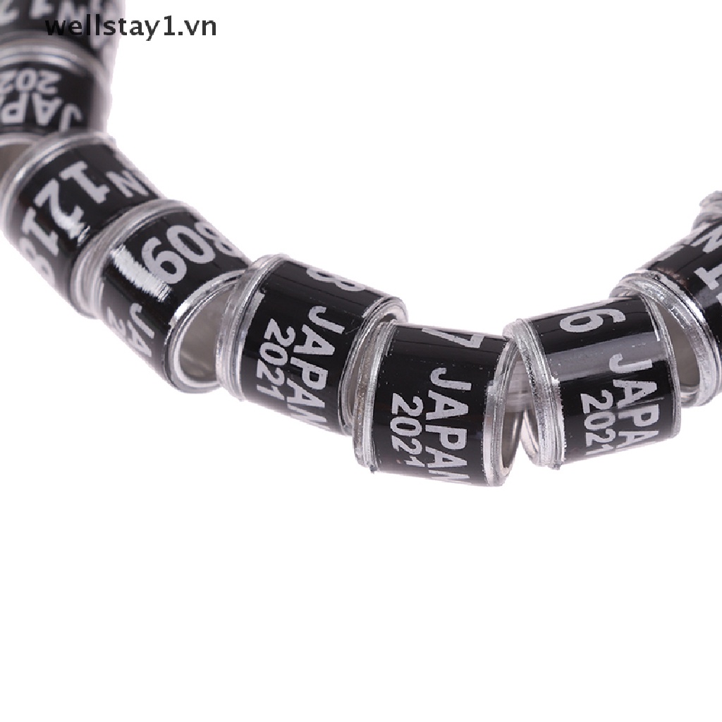 1  Set 20 Vòng Khuyên Chân Chim Bồ Câu Nhiều Màu Sắc