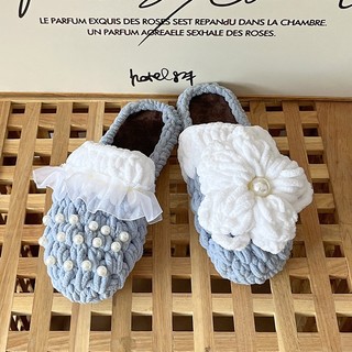 Đế dép bông, đế dép móc len handmade