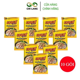 Set 10 gói sợi mì Nhật Bản - Hủ tiếu thuyền LERROS - Nhập khẩu Thái Lan