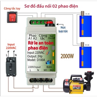 Rờ le an toàn cho phao điện(mẫu mới)