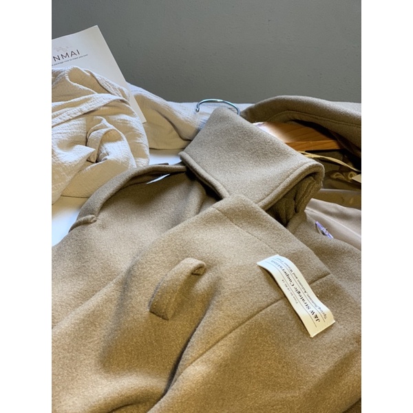 Áo Măng Tô Dáng Dài NMAI Kèm Đai - K0817