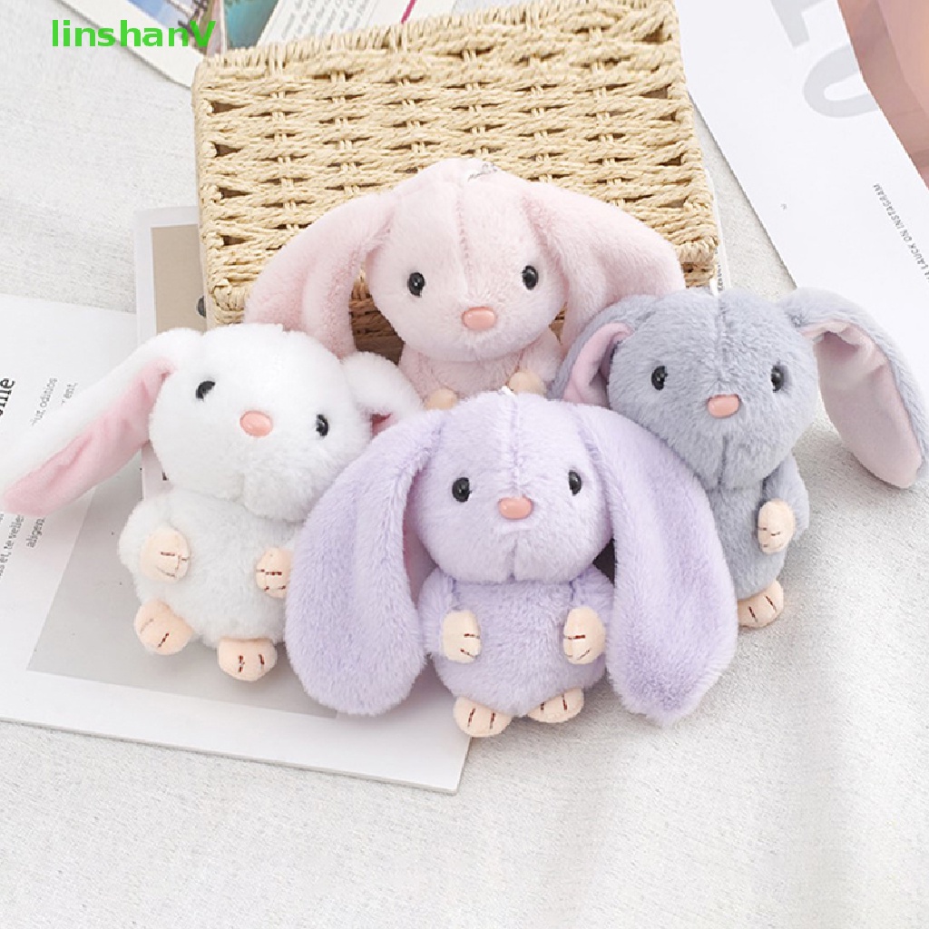 Búp Bê Thỏ Trắng Tai Dài Nhồi Bông Dễ Thương Dùng Làm Quà Tặng Cho Bé