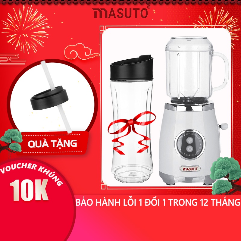 Máy Xay Sinh Tố Đa Năng Masuto Blender Chuyên xay Món Healthy Eat Clean Mua 1 Tặng 1