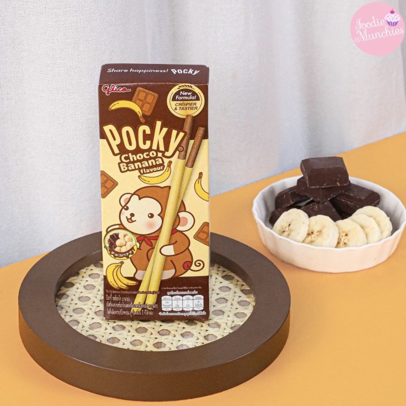 Combo 10 Hộp Bánh Pocky Chuối Thái Lan Choco Banana 25g x 10
