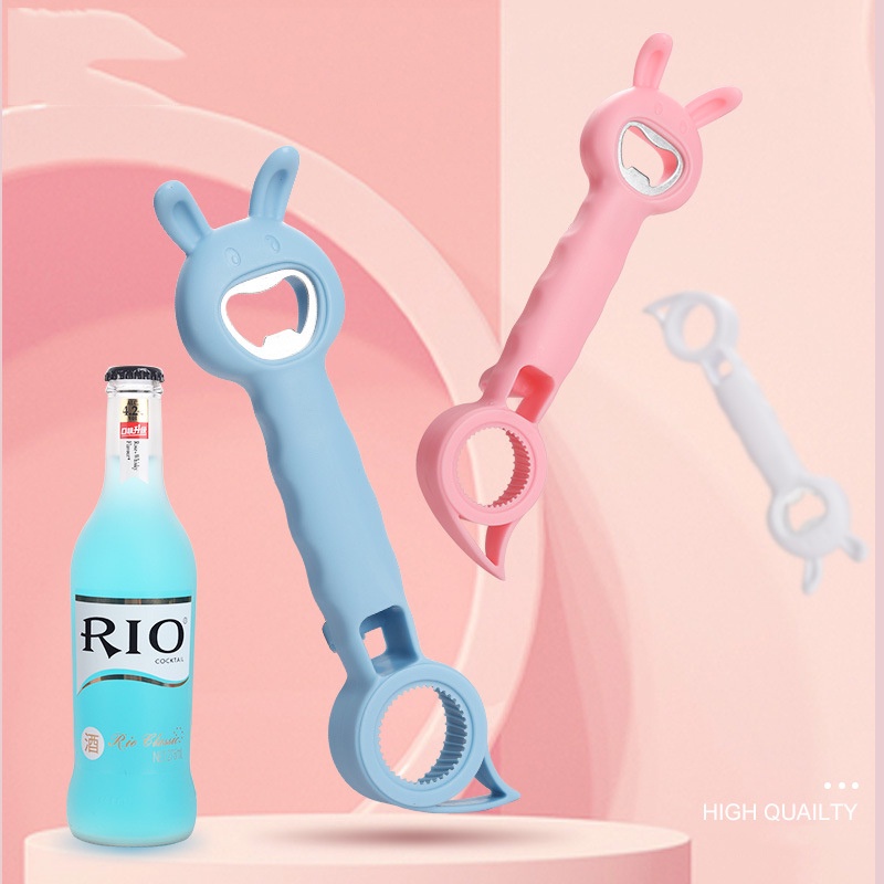 Dụng Cụ Khui Nắp Hộp - Khui Bia Rượu Đa Năng 4 Trong 1 Tiện Dụng