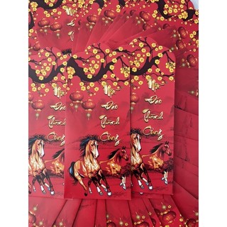 Combo 3 bao lì xì tết 2023 8x16cm để thẳng đẹp tờ 500k