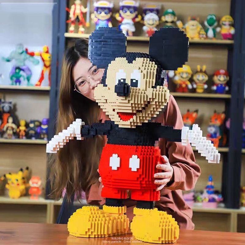 Disney Bộ Đồ Chơi Lắp Ráp Lego Mini Hình Chuột Mickey Minnie Dành Cho Bé