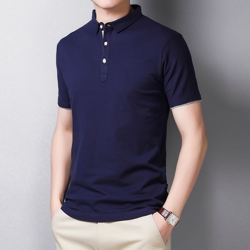 Áo thun nam Polo TINOFUN mã TT9 Áo phông nam ngắn tay co giãn đẹp vải cotton mệm mịn