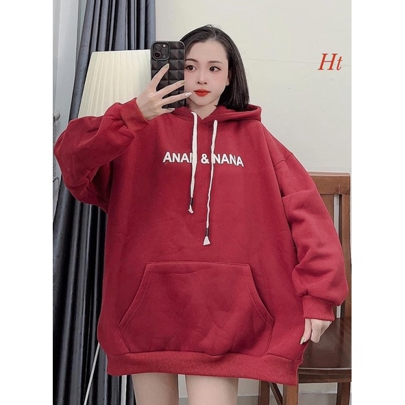 Áo hoodie nỉ cotton ANAN HT12