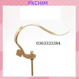 Móc đồng lồng chim,móc đồng lồng chào mào chống xoay Pkchim phụ kiện chim cảnh