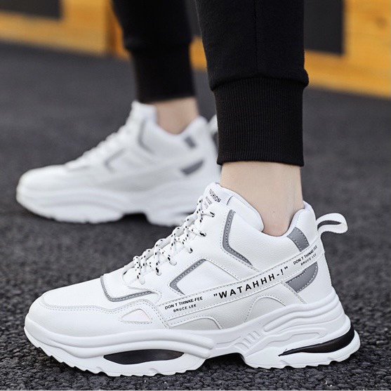 Giày Sneaker Nam Cổ Lỡ WATAHH Dây Viền Hottrend 2023 | BigBuy360 - bigbuy360.vn