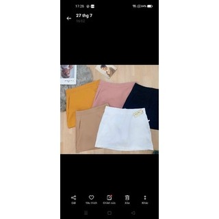 Chân Váy Uzzang Xếp Ly  (kèm quần trong+ảnh thật)