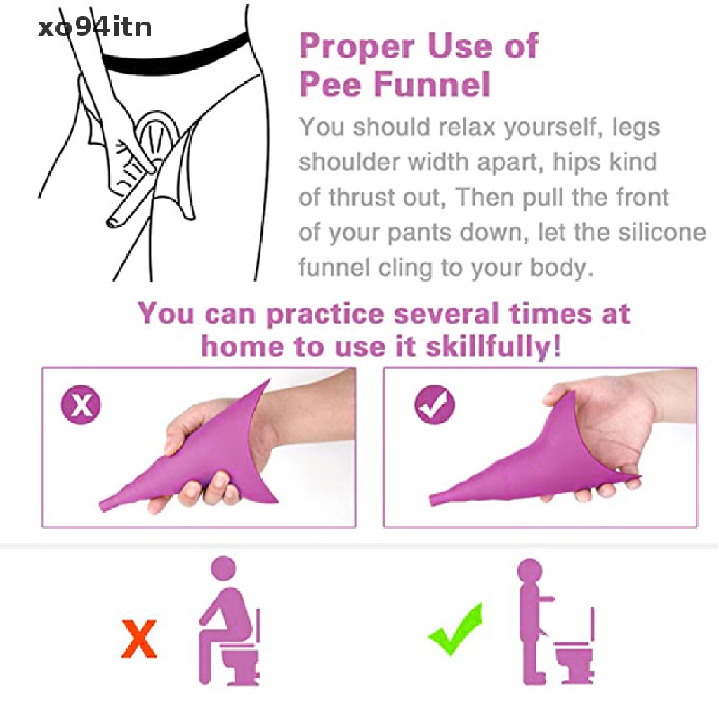 Tn Dụng Cụ Đi Tiểu Có Phễu Nhỏ Gọn Cho Nữ Và Phụ Nữ Mang Đi Du Lịch Cắm Trại Uk n