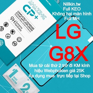 Kính cường lực cho LG G8X hiệu Nillkin.tw Full keo Full MH