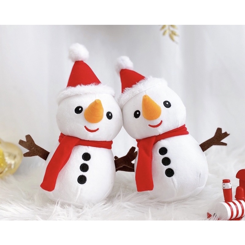 Gấu bông người tuyết snowman, gấu bông Noel cho bé
