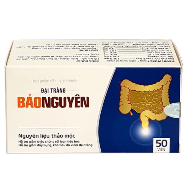 (Hộp 50 viên) Viên uống Đại Tràng Bảo Nguyên - cải thiện đại tràng