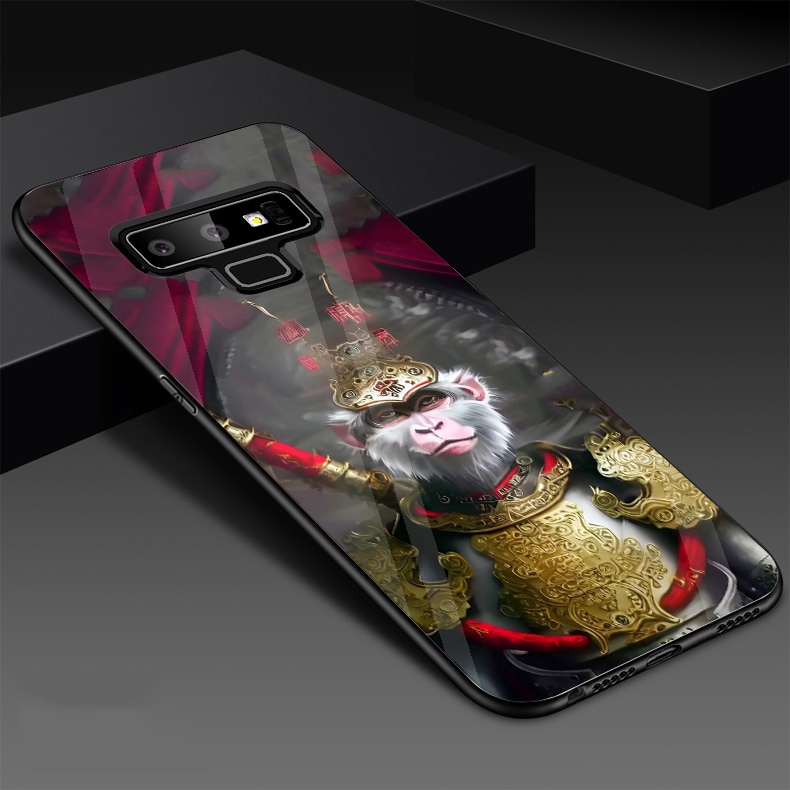 Ốp Lưng SAMSUNG GALAXY NOTE 9 Mặt lưng kính cao cấp, thiết kế độc quyền 12 con giáp chiến binh