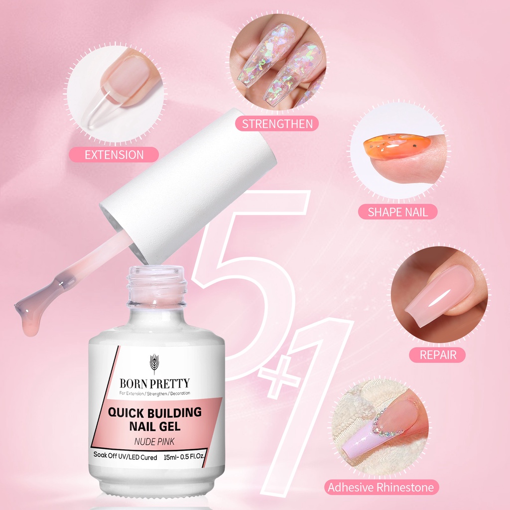 Lọ gel Sơn Móng Tay 6 Trong 1 15g
