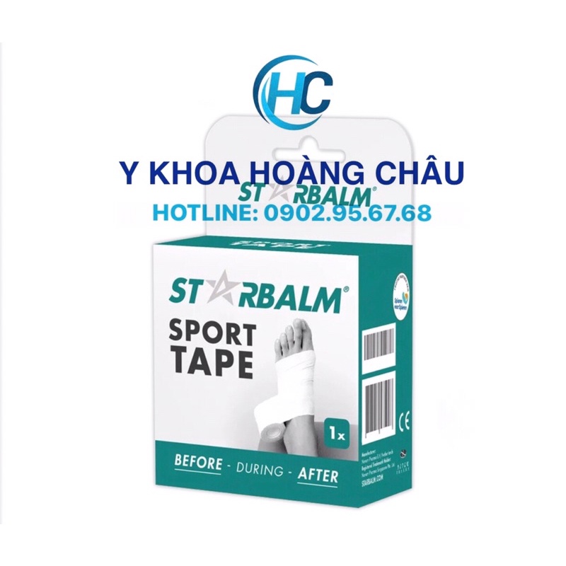 Băng vải quấn thể thao STARBALM Sport Tape hỗ trợ vận động