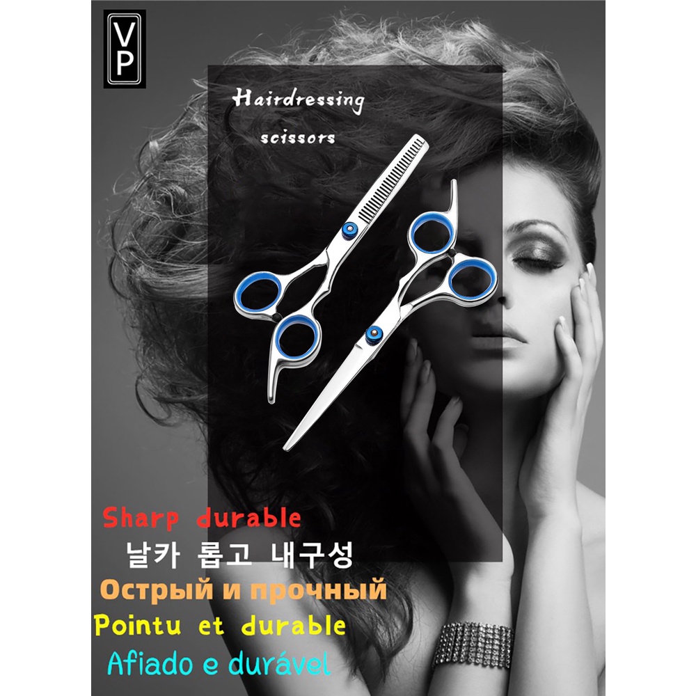 Kéo Cắt Tóc 6 Inch Chuyên Nghiệp Cho Thợ Làm Tóc