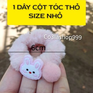 Dây Cột tóc Doremon/thỏ/gấu SIZE NHỎ dễ thương (1 dây)