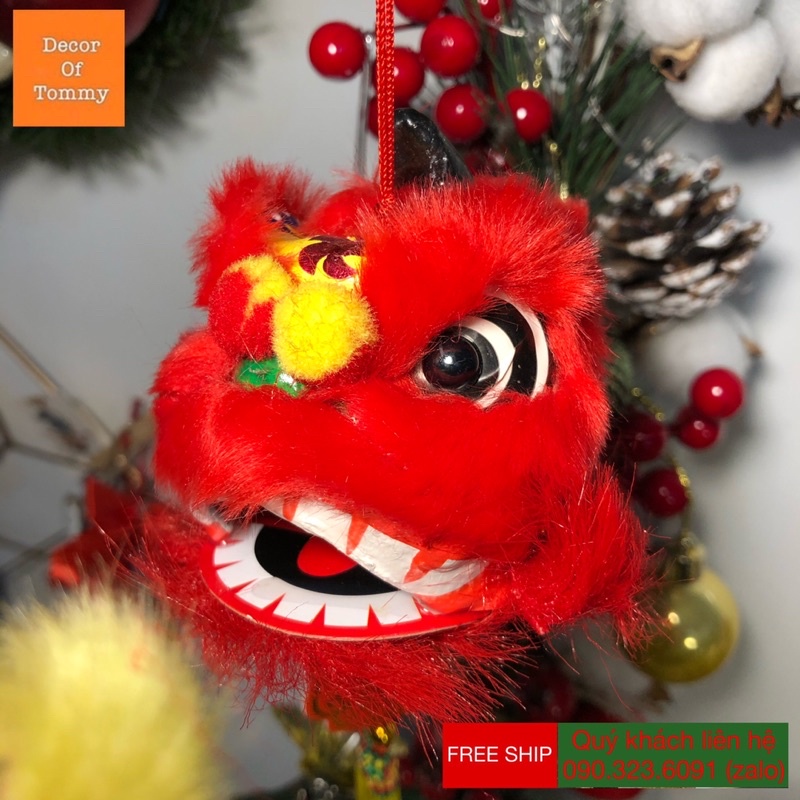 Đầu Lân trang trí Tết mang may mắn tài lộc cho năm mới