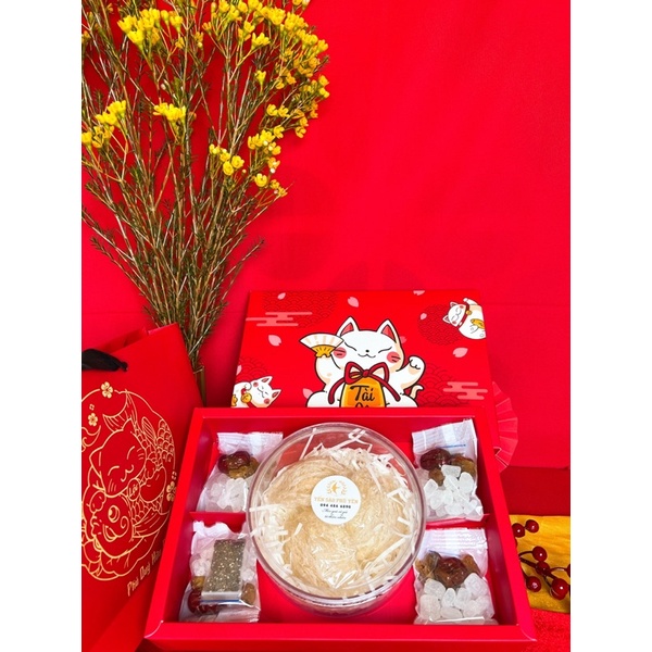 30gr Yến Sào Tinh Chế  kèm hộp đựng làm quà biếu+ nguyên liệu chưng!