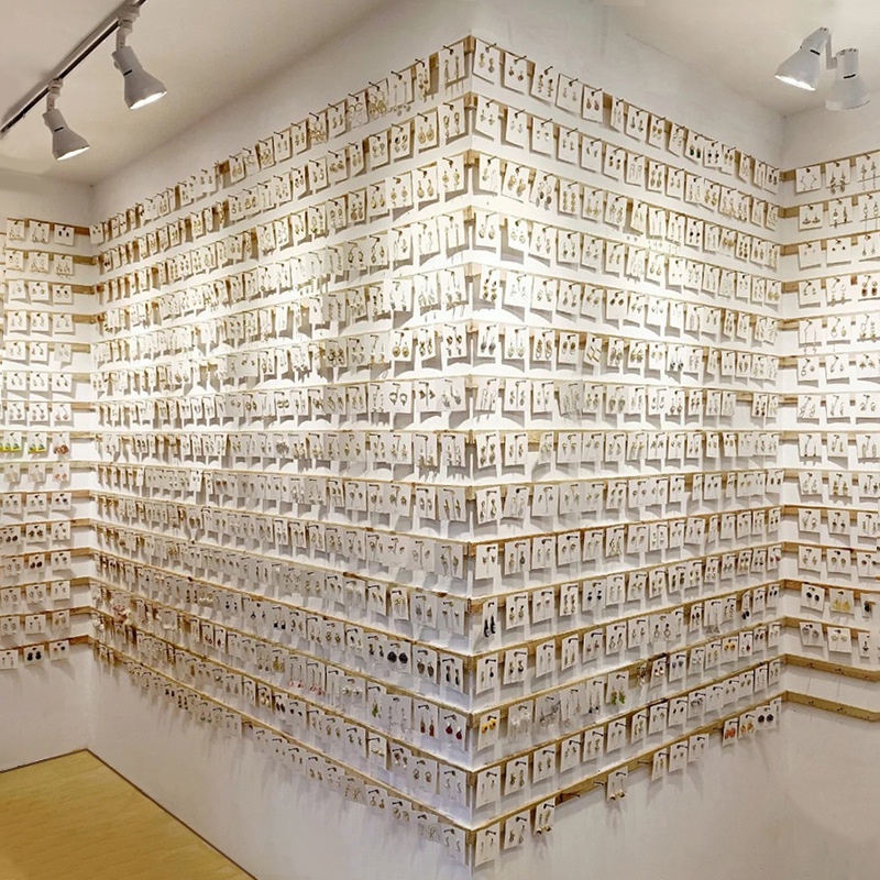 Khuyên tai hợp kim cao cấp LETIS KT48, bông tai phong cách thời trang hiện đại cá tính dễ phối đồ